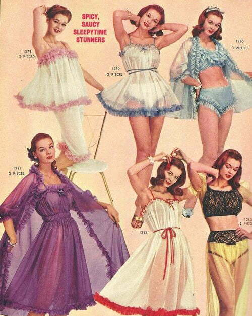 1950s-Lingerie-Sleepwear 1950s-Lingerie-Sleepwear