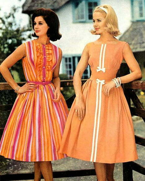 1960s fashion dresses