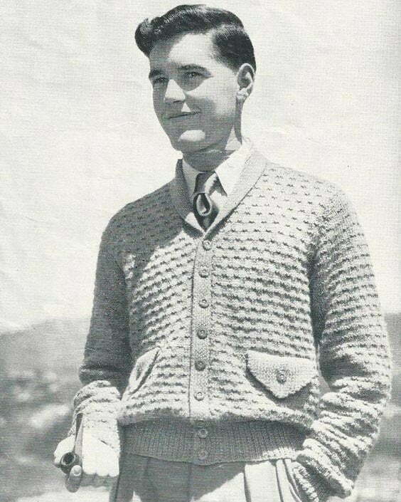 1940s-men's-sweaters 1940s men's sweaters