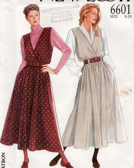 1980s Vintage Sewing Pattern