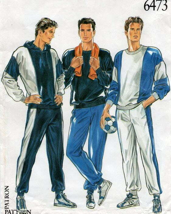 1980s men's sewing patterns