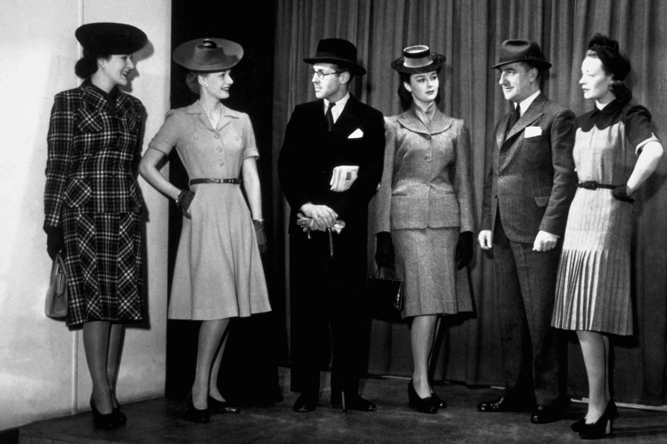clothes worn in 1940s