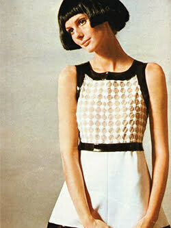 black and white dress