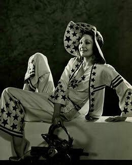 1930s beach pajamas
