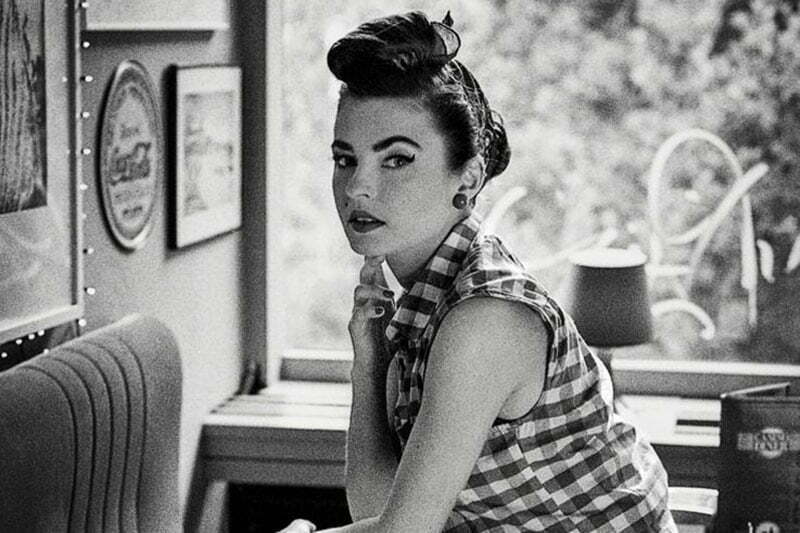 Portrait Of Handsome Rockabilly Girl In Retro Outfit Form 1950's. by  Stocksy Contributor AUDSHULE