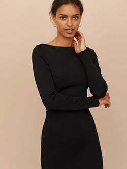 Boat-neck Dress