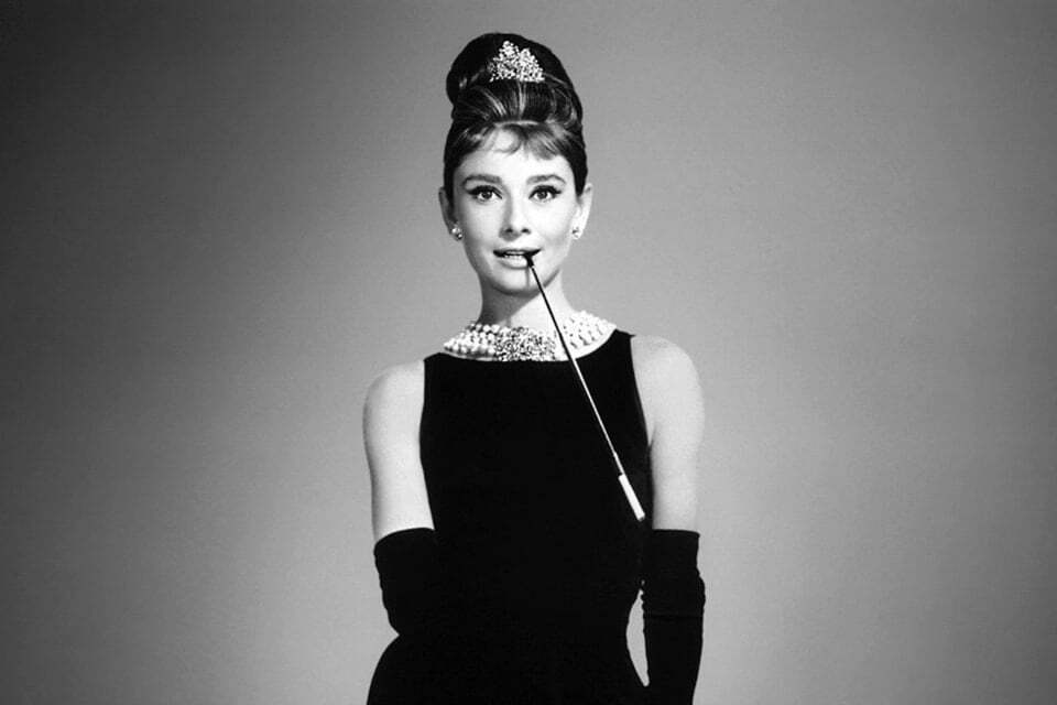 black dress retro