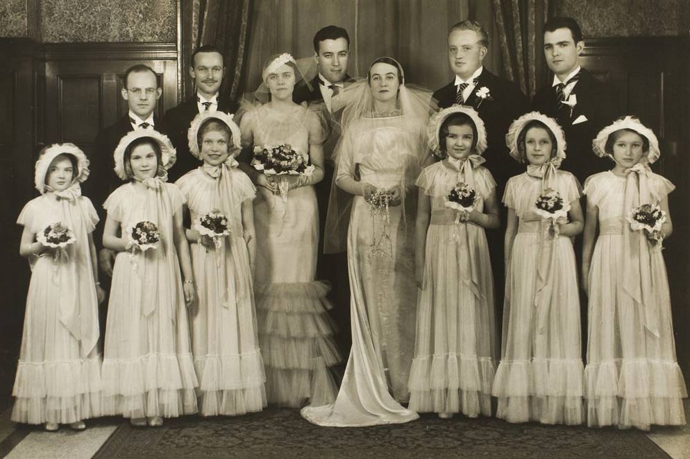 1920s wedding outfits