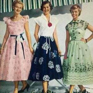 1940s Dresses Archives - Vintage-Retro