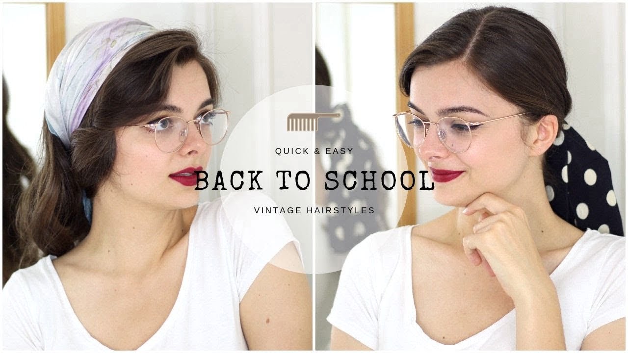 5 Easy Vintage 1950s Back To School Hairstyles - Vintage-Retro