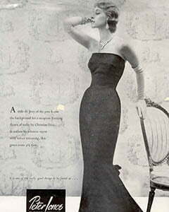 50's gala dress