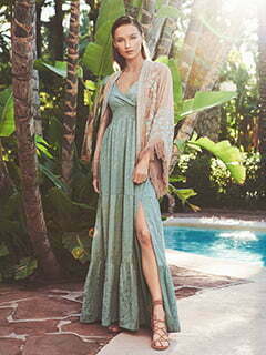 Maxi Dress Arnoia Vintage Blue