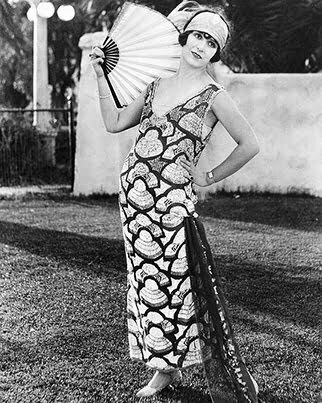 a woman holds something