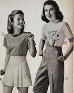 1940s women's summer fashion