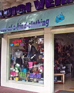 a vintage shop Luigi