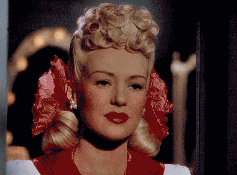 1950s Hairstyle: How to Style Like Pin-Up Girl "Betty Grable"？ -  Vintage-Retro