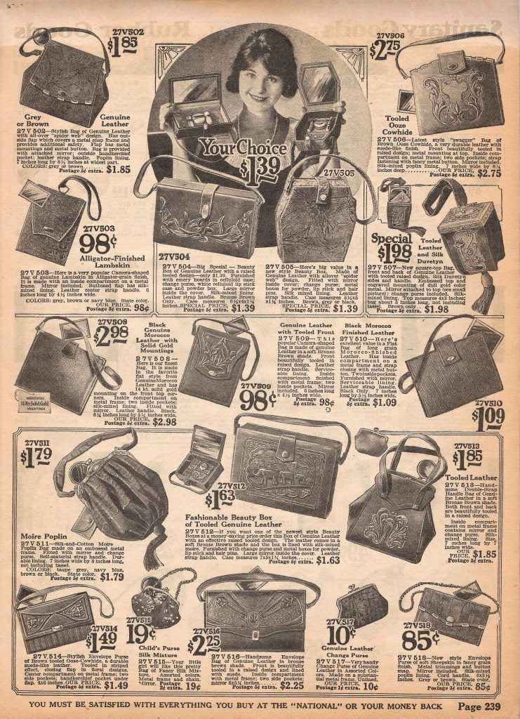 Typical 1920s Bags-Women’s Bag Collection - Vintage-Retro