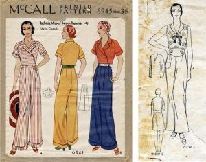 1920s wide leg pants sale