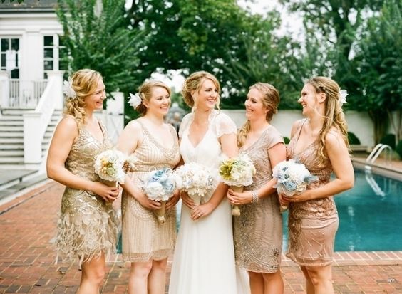 roaring 20s bridesmaid dresses