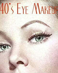 1940s eye makeup