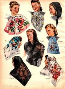 1940s- Scarves
