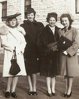 4 women weared coats