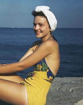 a girl near the sea