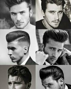 medium 1950s men hair