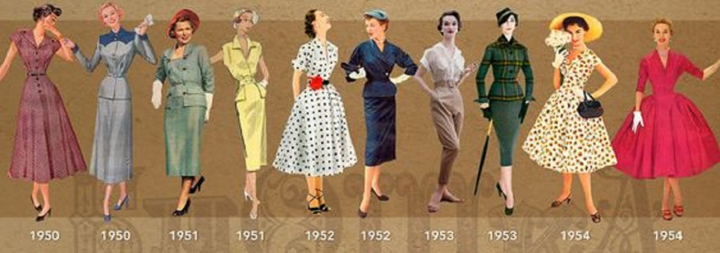 1950s women fashion