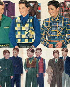 1950s teen boys fashion