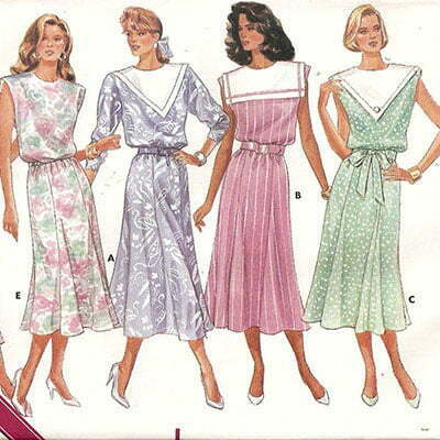 1980s Fashion Women Dresses