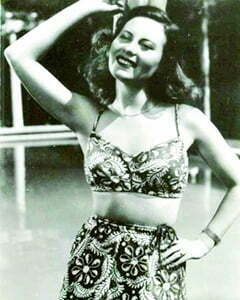 1940s Two-piece swimsuits