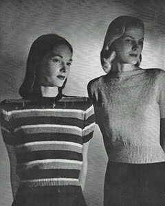 1940s Sweater tops