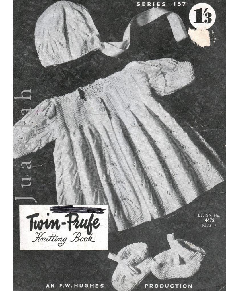 PDF vintage baby knits 1950s knitting patterns 7 PDF image 2