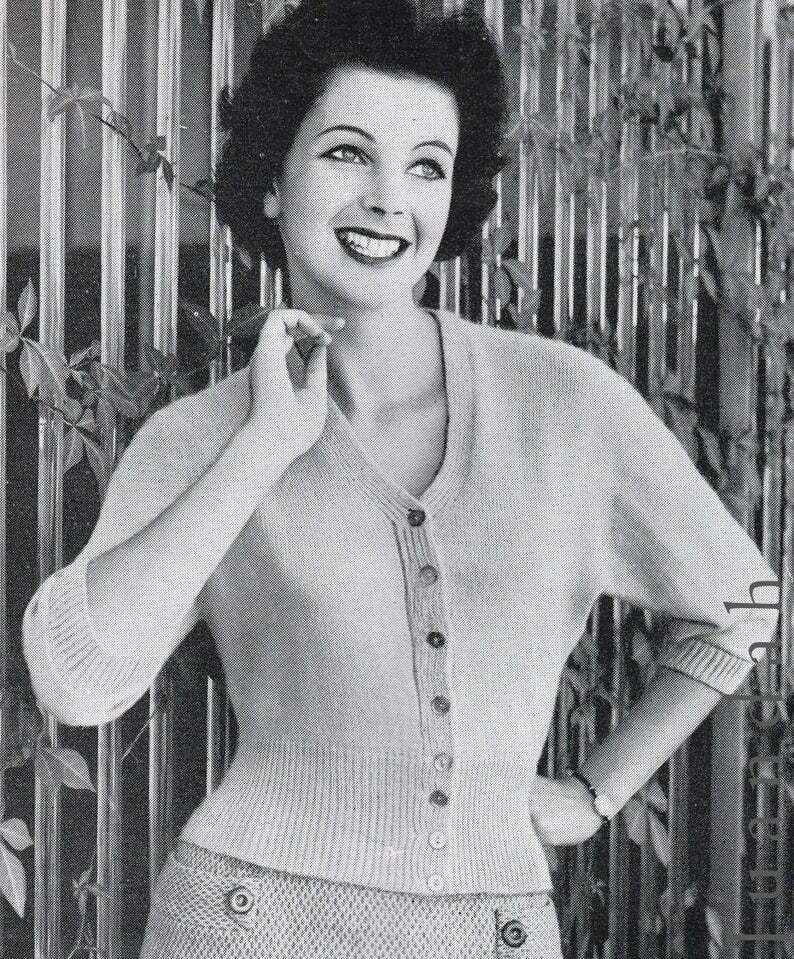 PDF 1950s knits for women entire pattern book 6 women's image 0