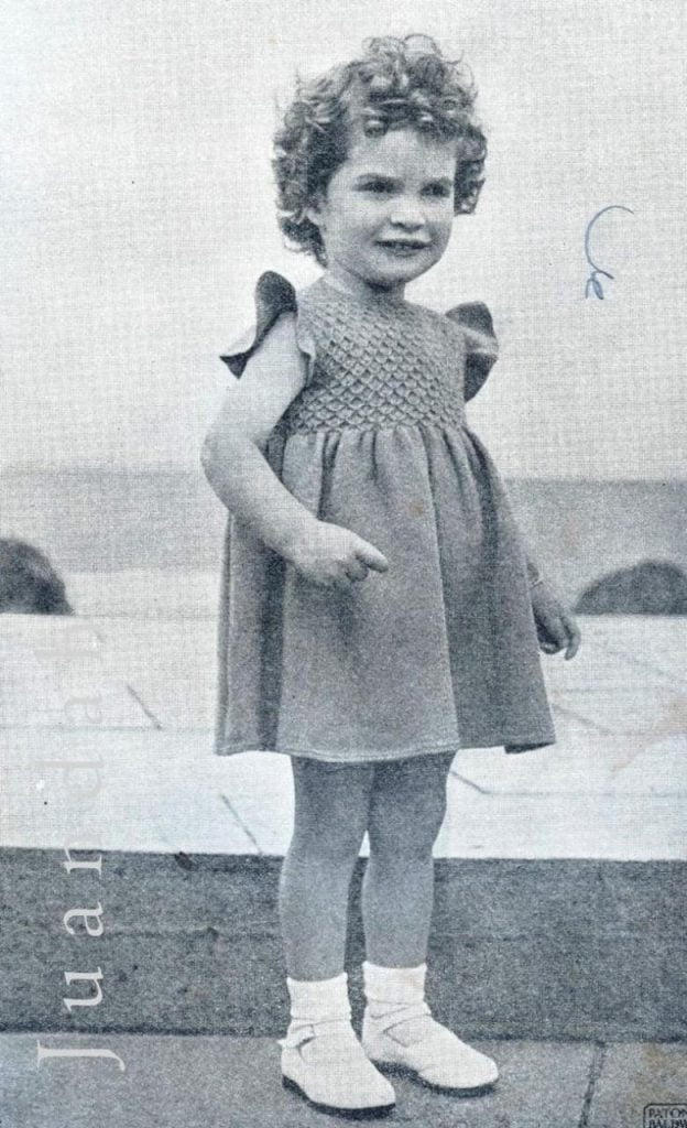 8 x vintage children's knits PDF patterns 1940s girls image 2