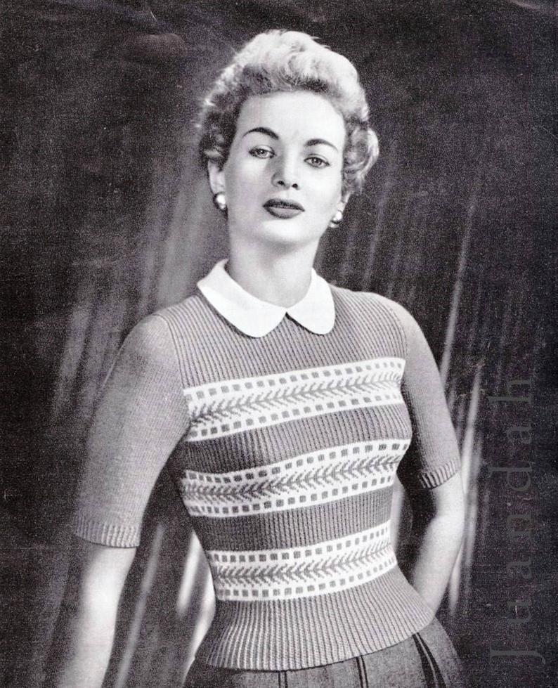 Women's knitting book pdf instant download 6 vintage image 0