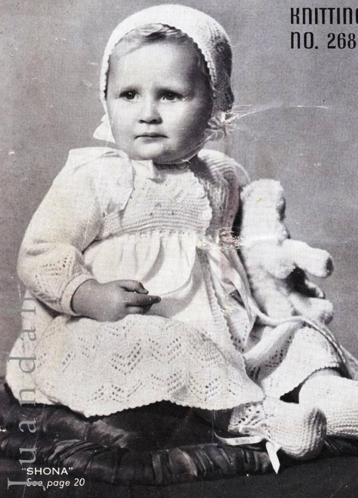 Entire book of vintage baby knits 1940s knitting patterns 13 image 0