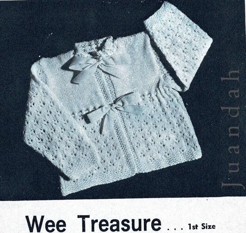 6 fabulous designs for baby knits vintage baby knits 1950s image 0