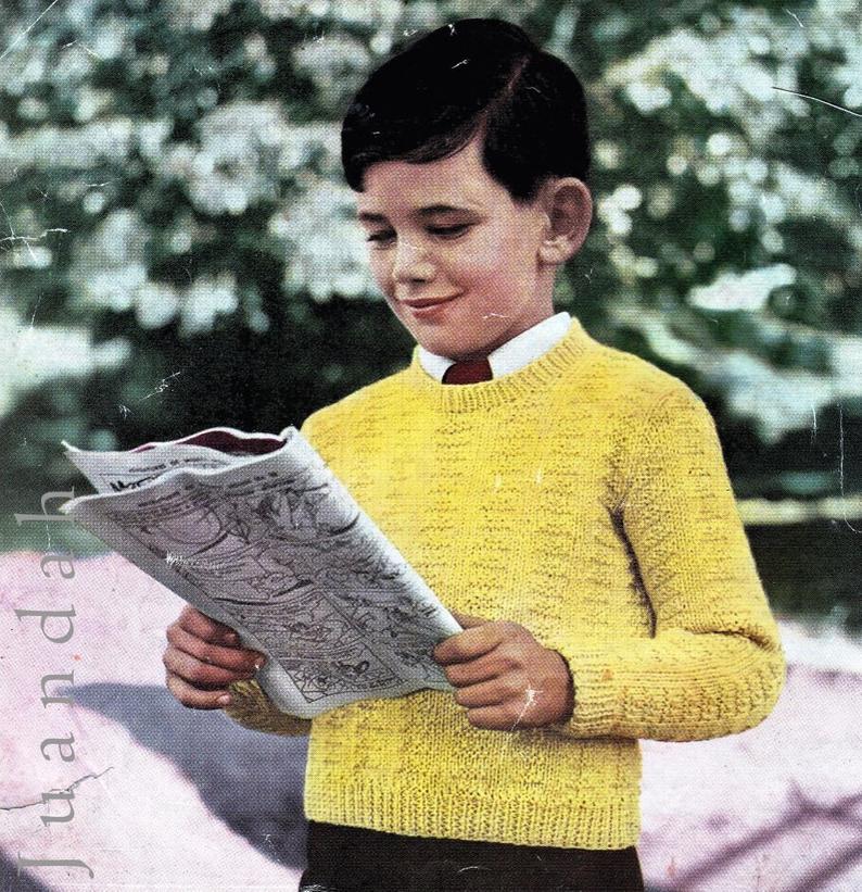 Book of 10 x vintage children's knits fun patterns image 0