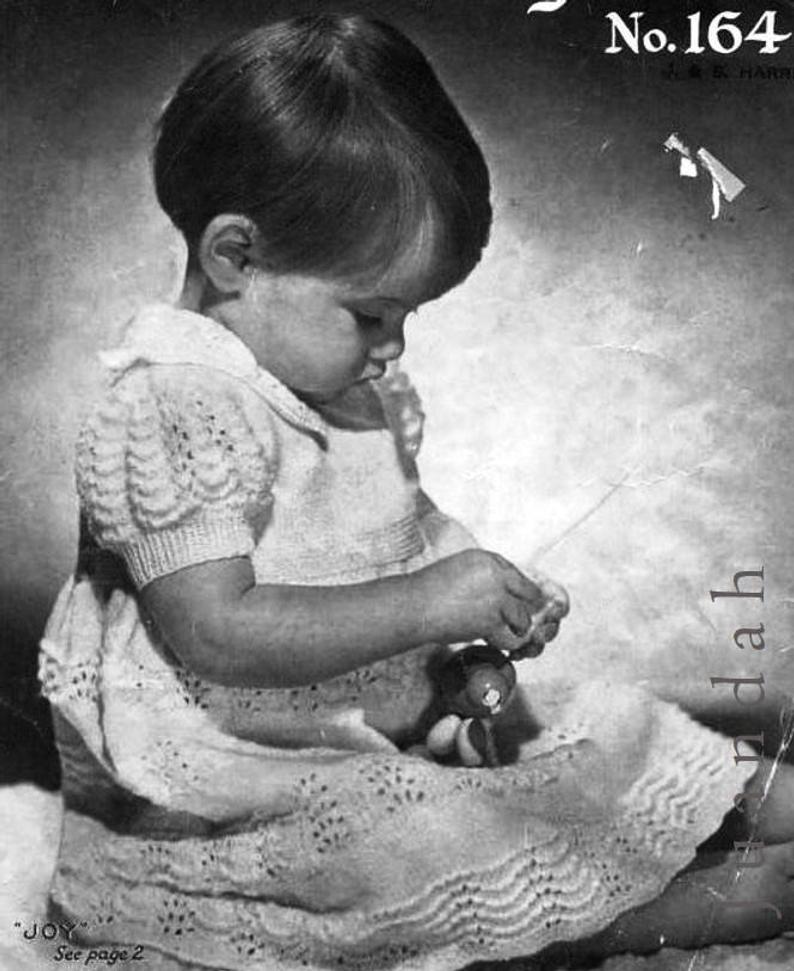 PDF vintage baby knit patterns 13 designs baby coat image 0