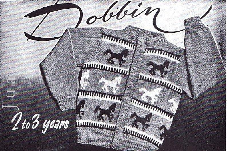 Book of vintage 1950s children's knitting patterns instant image 0