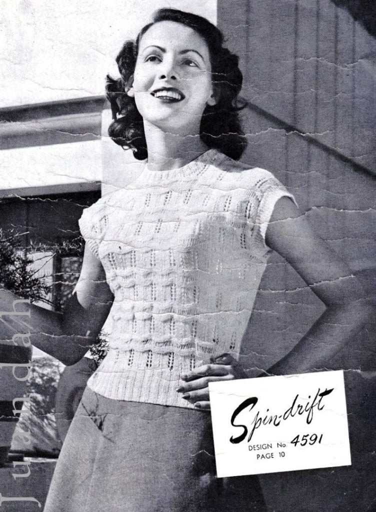 Complete book  50s women's knit patterns 8 patterns image 0