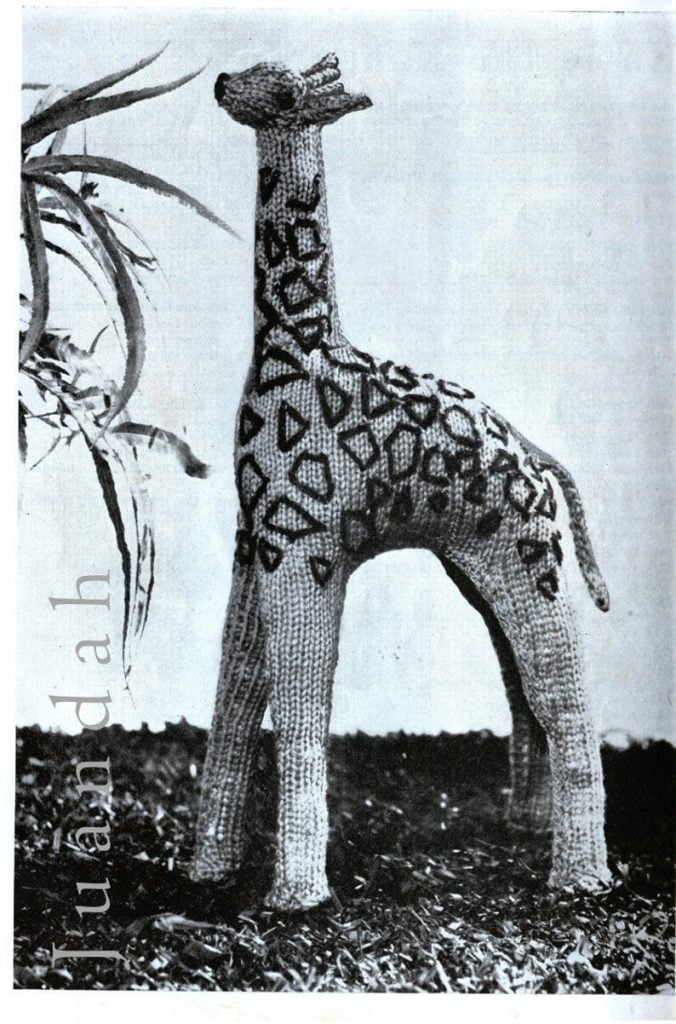 Entire PDF book of knitted animals comprises 10 designs image 0