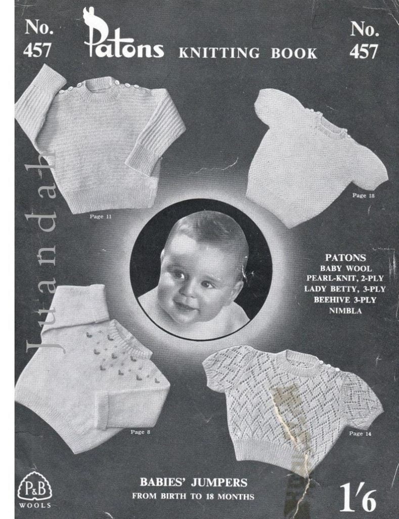 Great value entire PDF book of vintage baby knits 1950s image 0