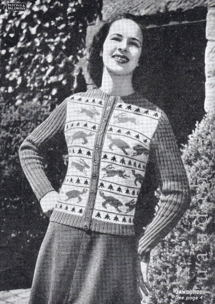1950s women's knit patterns 8 PDF patterns includes fair image 0