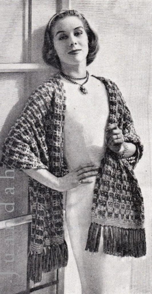 Vintage stoles 7 PDF knitting patterns women's image 0