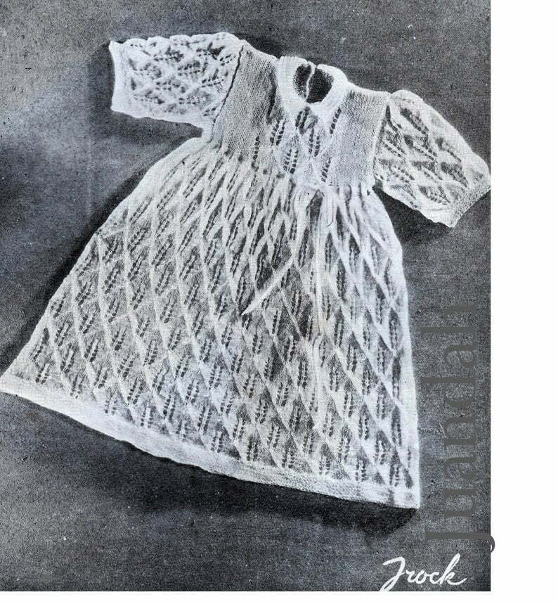 Baby knits book vintage era 1940s knitting patterns 6 to 12 image 0