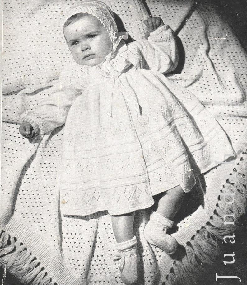 PDF vintage baby knit book 1950s knitting patterns 18 PDF image 0
