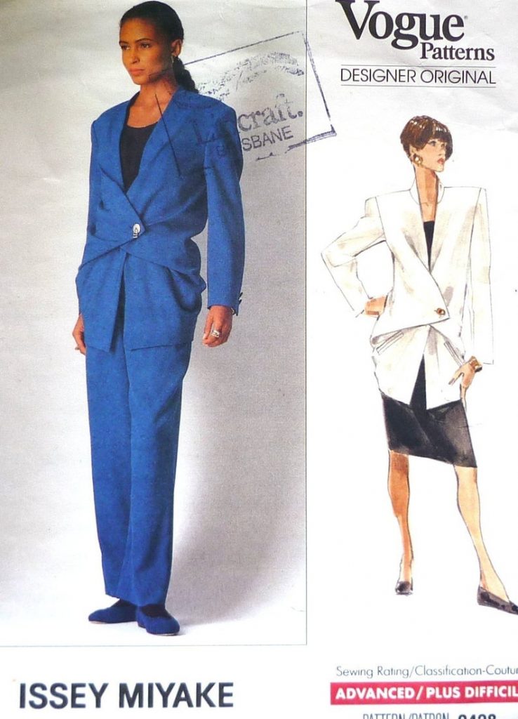 Rare Vogue 2428 Issey Miyake sewing pattern 1990 size 14 image 0